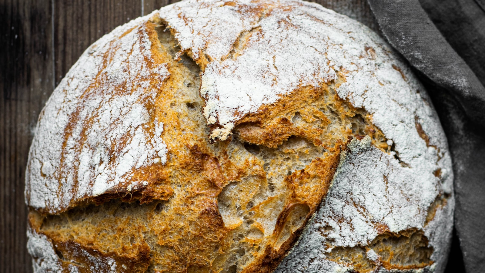 Golden braided enriched bread loaf